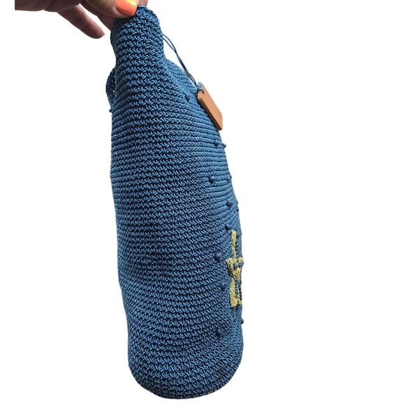 EA Etienne Aigner Nylon Beaded Starfish Design Purse - Picture 8 of 12